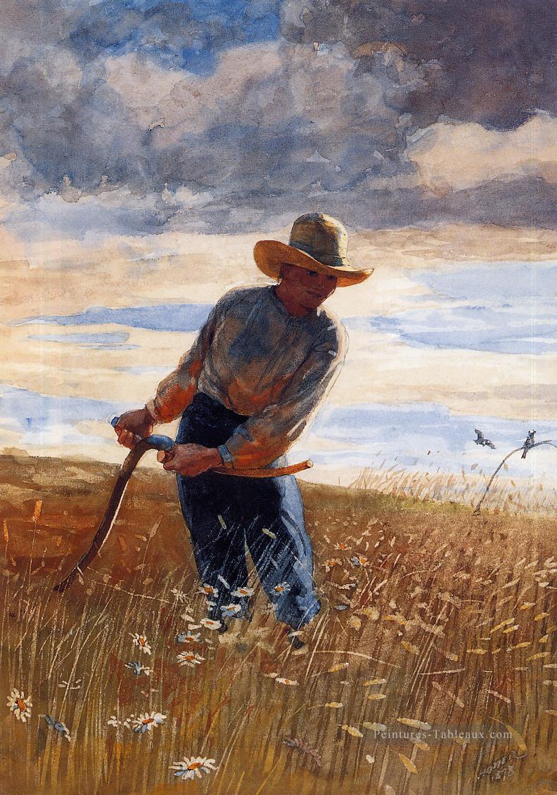 Le faucheur réalisme peintre Winslow Homer Peintures à l'huile